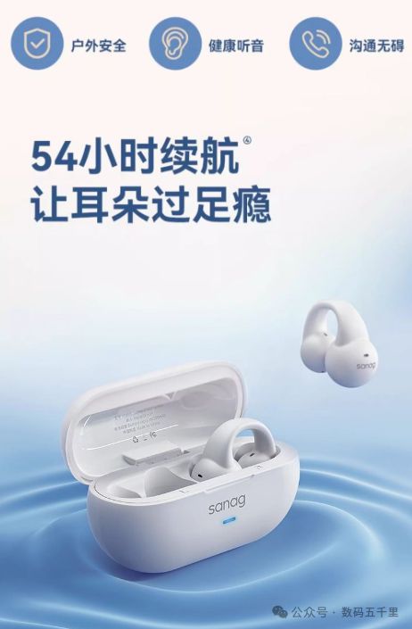 机骨传导跑步神器舒适又安全！龙8游戏进入SANAG新耳(图3)